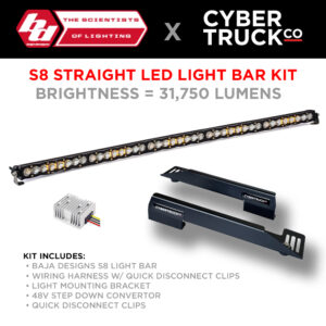 CYBERTRUCKco x Baja Designs s8 Roof Light Bar Kit