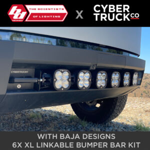 CYBERTRUCKco x Baja Designs 6x XL Sport Linkable Bumper Light Bar