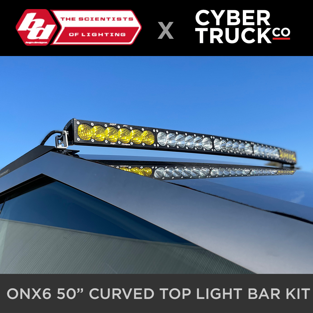 Cybertruck Baja Designs S8 Roof Light Bar Mount Kit