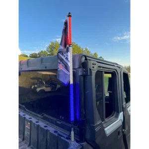 Super Brite Old Glory LED Whips: Red, White, and Blue Brilliance!