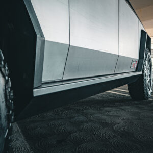 CYBERTRUCK Side Step (Light duty Rock Sliders) - Carbon Steel