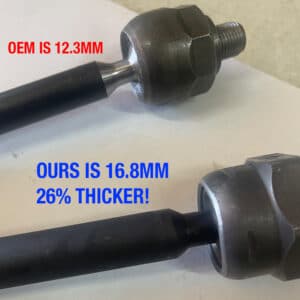 Heavy-Duty Inner Tie Rods for Front Steering Rack (Set)