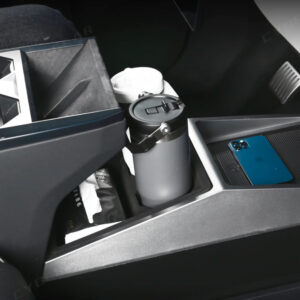 Tesla Cybertruck Center Floor Organizer & Trash Bin
