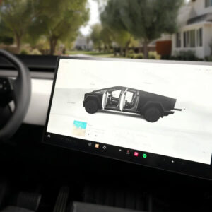 Tesla Cybertruck Dashboard Screen Swivel Tilt Mount Rotating Kit