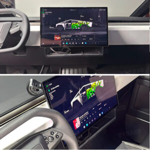 Tesla Cybertruck Under Screen Storage Organizer Upgrade Version