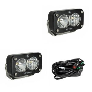 S2 PRO Bumper Light pods for AO Front Bumper - Prewired w/ step down (2,245 Lumens)